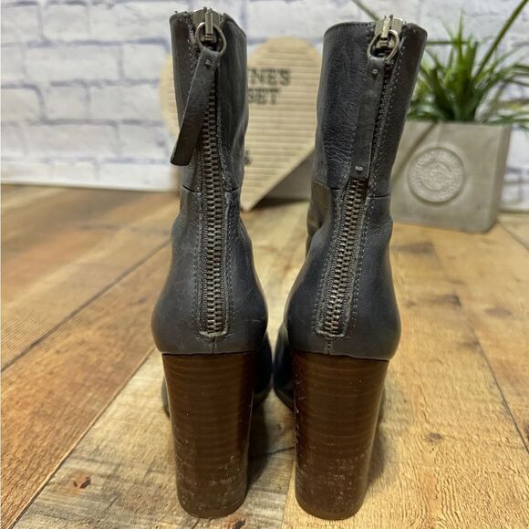 Zara Women's Grey Blue Boots - Picture 10 of 12